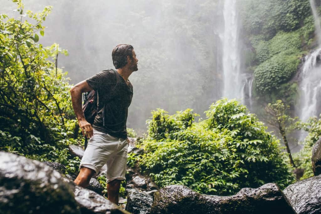 Costa Rica Rainy Waterfall